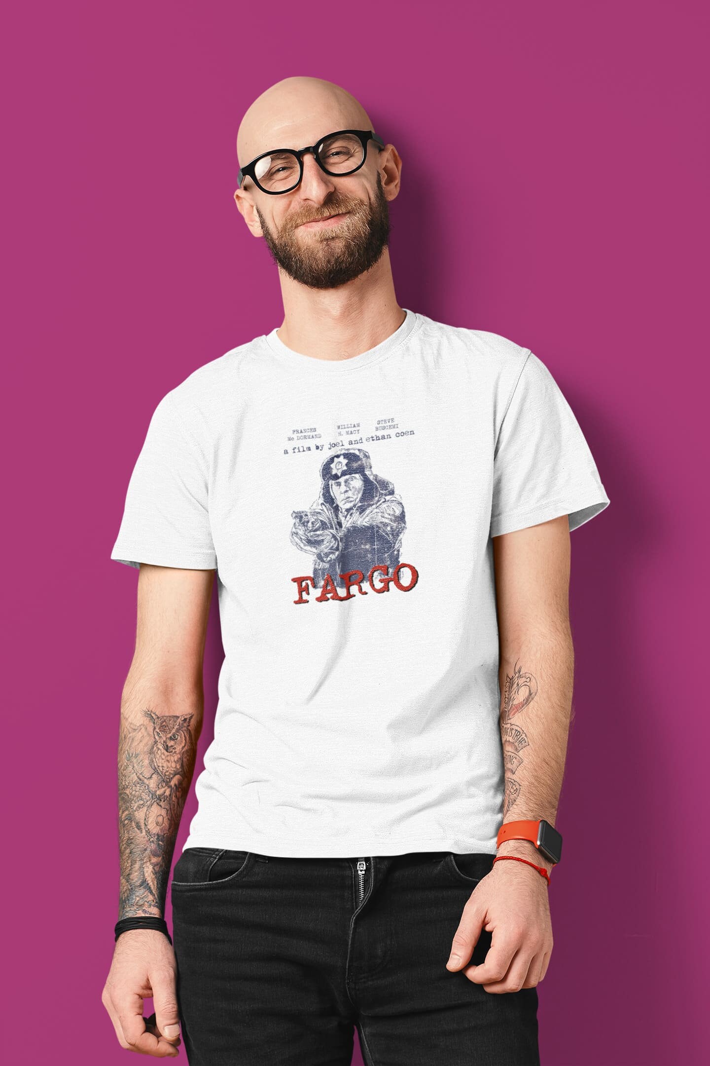 100％安い Fargo T-shirt Thriller Crime 90s – Tee Film Brothers Coen – トップス