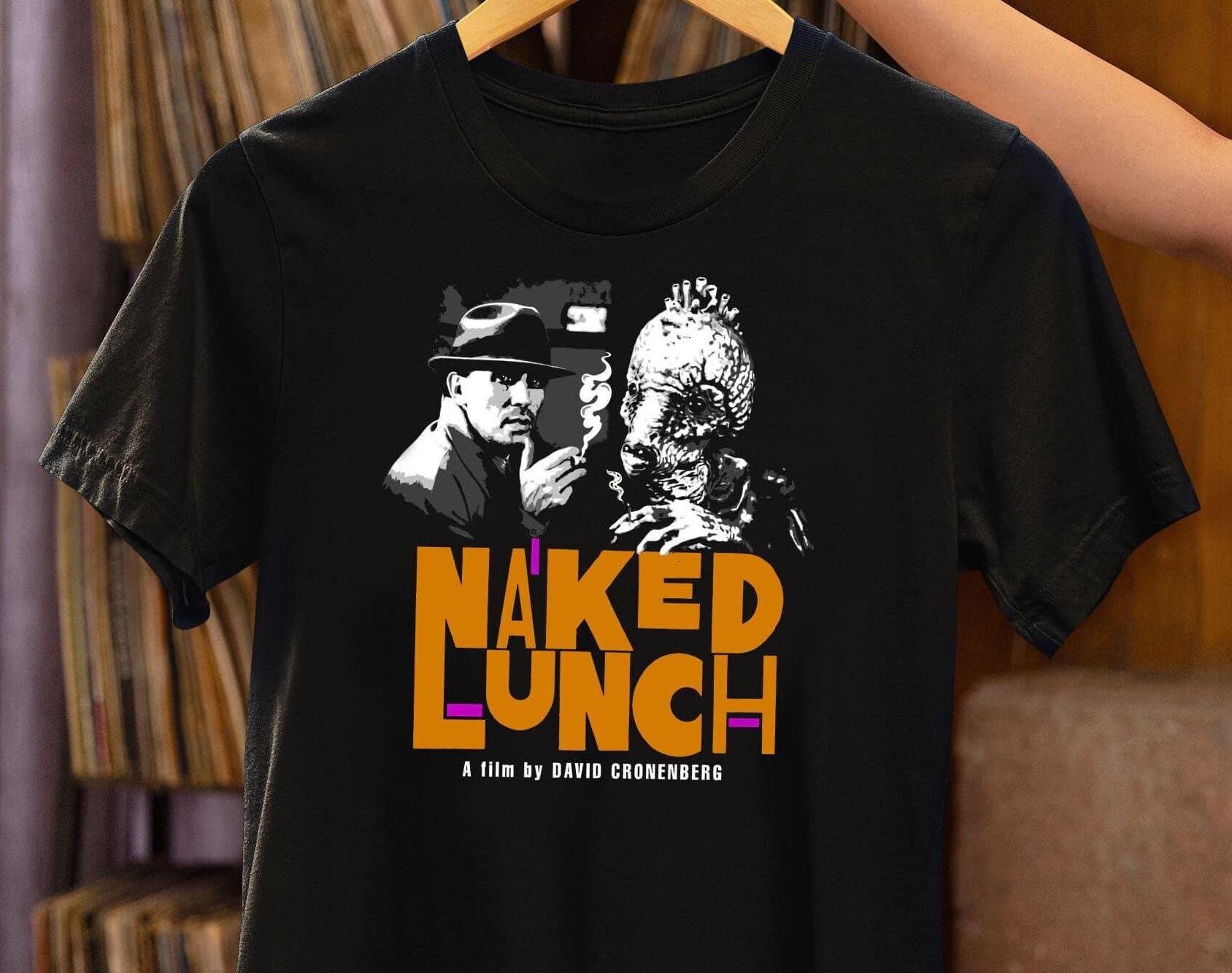 [Out of Print] William S. Burroughs / The Naked Lunch Women's Relaxed Fit Tee 3 (Black) - ウィリアム・S・バロウズ / 裸のランチ Tシャツ Naked Lunch T-shirt - Cronenberg and Burroughs Shirt