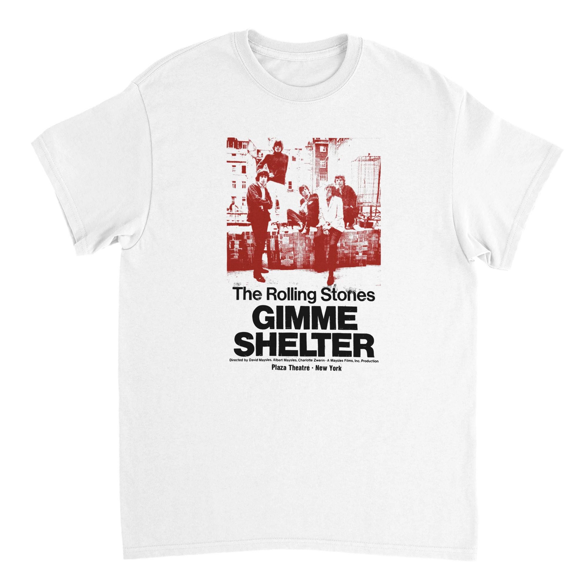 Gimme Shelter T-shirt – Rolling Stones Rock Band Tee - Etsy