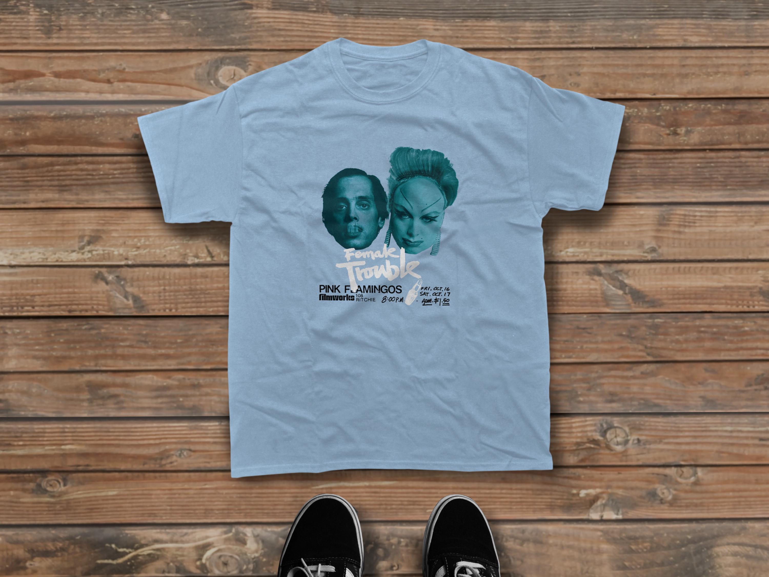 Divine John Waters Female Trouble Tee – Pink Flamingos Vintage