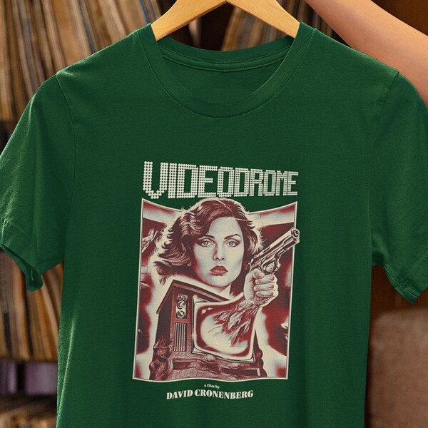 Videodrome Shirt • David Cronenberg • Crash 1996 • Debbie Harry • Movie Shirt 1983 tee • Horror Film Movie Shirt • James Woods • Cult Film