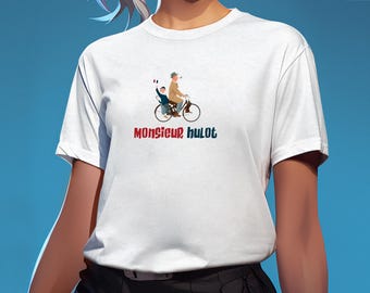 Monsieur Hulot Tee | Jacques Tati French Comedy Character Film Shirt