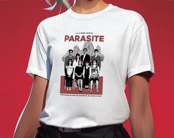 Parasite Movie Poster Tee | Bong Joon-ho Korean Oscar Winning Film Shirt