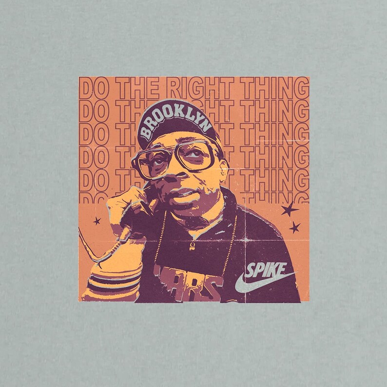 Design for a cotton t-shirt Spike Lee Inspired