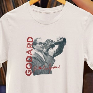 Jean Luc Godard t-shirt - French New Wave tee - Nouvelle Vague Inspired - Casual Movie Buff Wear - Film Lover gift
