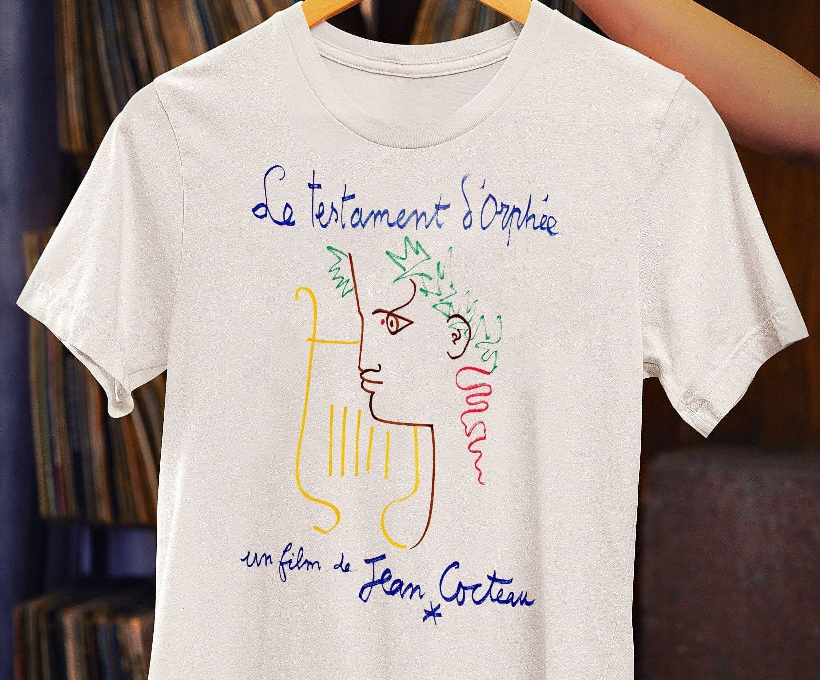 MOD museum of daily J. Cocteau コクトーTシャツ Testament of Orpheus T-shirt – Jean Cocteau French Arthouse Film