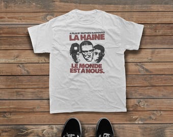 La Haine Tee | Vinz Saïd Hubert Paris Banlieue 90s Cult Film Shirt