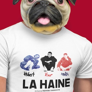 La Haine T-Shirt - Mathieu Kassovitz Cult Film - 90s Urban Drama - French Cinema Gift