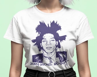 Basquiat T-Shirt – Neo-Expressionist Art, 80s Urban Style
