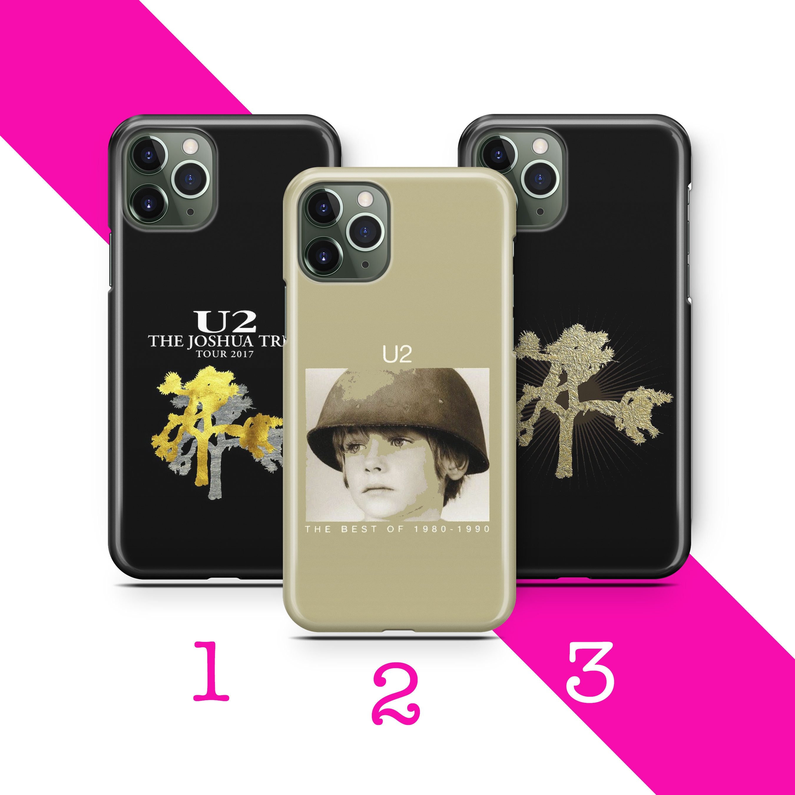 U2 2 携帯ケース Apple iPhone 11 12 13 14 15 16 e 17 Air PRO Plus