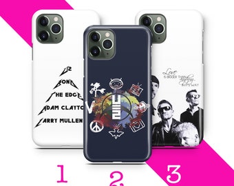 U2 9 Phone Case For Apple iPhone 11 12 13 14 15 16 e 17 Air PRO Plus Mini Max Irish Rock Band Bono Rock And Roll Music The Edge