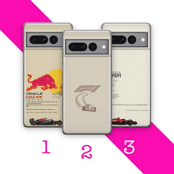 Formula 4 Phone Case Cover For Google Pixel 7 7A 7 Pro 8 Pro Models F1 Race Formula1 Racing Formula One Open Wheel Motor