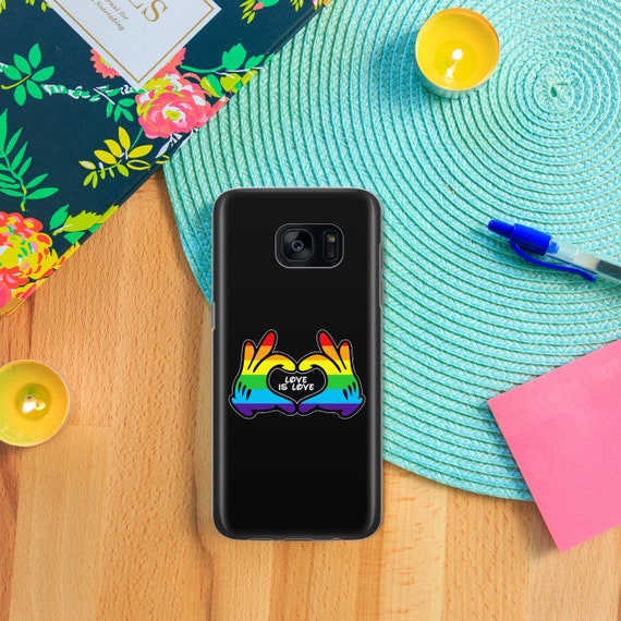 LGBTQ Phone Case Cover For Samsung Galaxy S5 S6 S7 S8 S9 Edge Plus LTE  NEO Models Gay Lesbian Community Flag Homosexual Bisexual Love