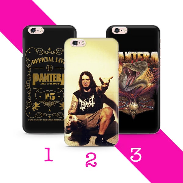 Pantera 4 Phone Case Cover For Apple iPhone 5 SE 2020 2022 6 7 8 X Xs XR MaX PLuS Models American Heavy Metal Band Trash Metal Abbott Bros