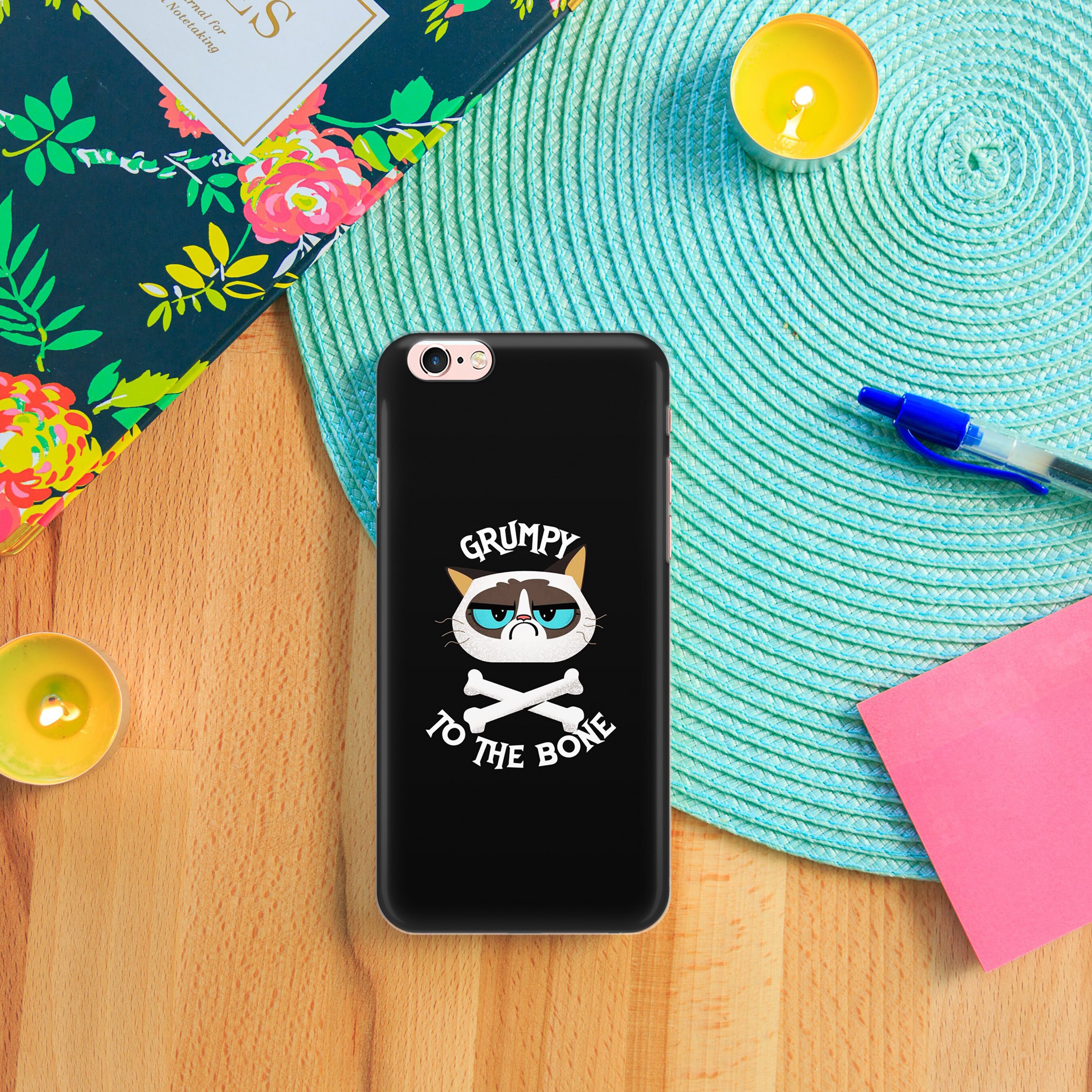 iPhone・スマホケース Society6 Grumpy Hang by Tummeow 31Zvc1RrZgL.jpg_BO30,255,255,