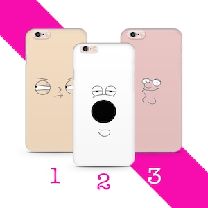 Family Guy 3 Phone Case Cover For Apple iPhone 5 SE 2020 2022 6 7 8 X Xs XR MaX PLuS Model Stewie Case Griffin Cover Cartoon Funny Sarcastic