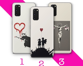 Banksy 1 Phone Case Cover For Samsung Galaxy S20 S21 S22 S23 S24 S25 FE Plus Ultra Edge Street Art Graffiti Artist Activist Mysterious