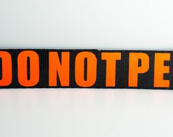 NIET PET-sporthond/werkhond, in training klittenbandpatch voor halsband/harnas