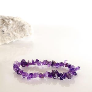 Natürliche hochwertige Amethyst Armband Chips