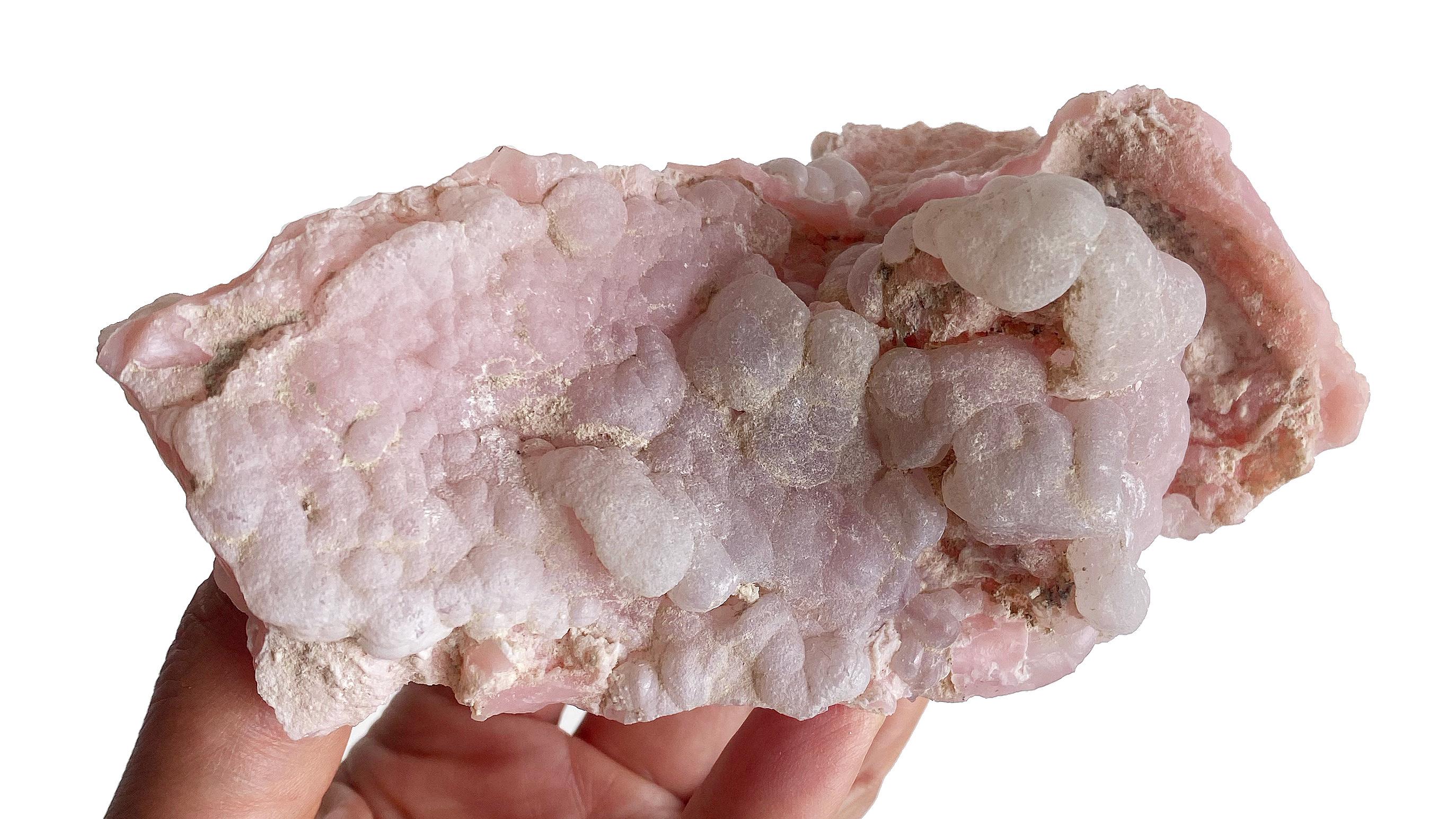 希少ペルー産ブドウ状ピンクオパール、天然石、原石（254g） - Etsy 日本