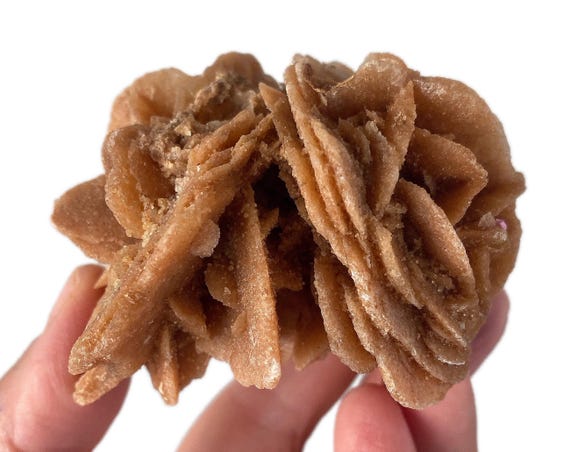 アルジェリア バラ石 Algerian Desert Rose: Natural Crystal, Raw Mineral (149g) - Etsy