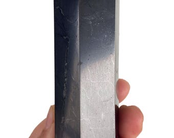 Polished Shungite Tower (10.5cm) - Natural Stone,Russia