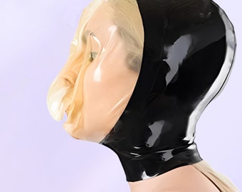 BDSM Latex Hood, Closed Hood, Hood