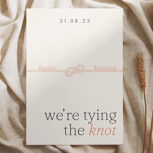 Ci stiamo sposando, semplice matrimonio Save the Date