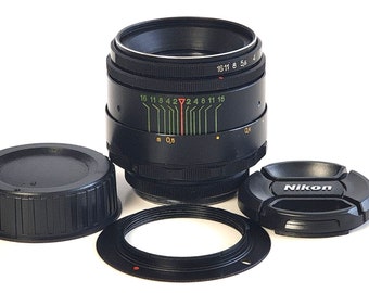 Helios-44-2 58mm F/2.0, USSR Lens For NIKON F! Infinity Focus is!!!