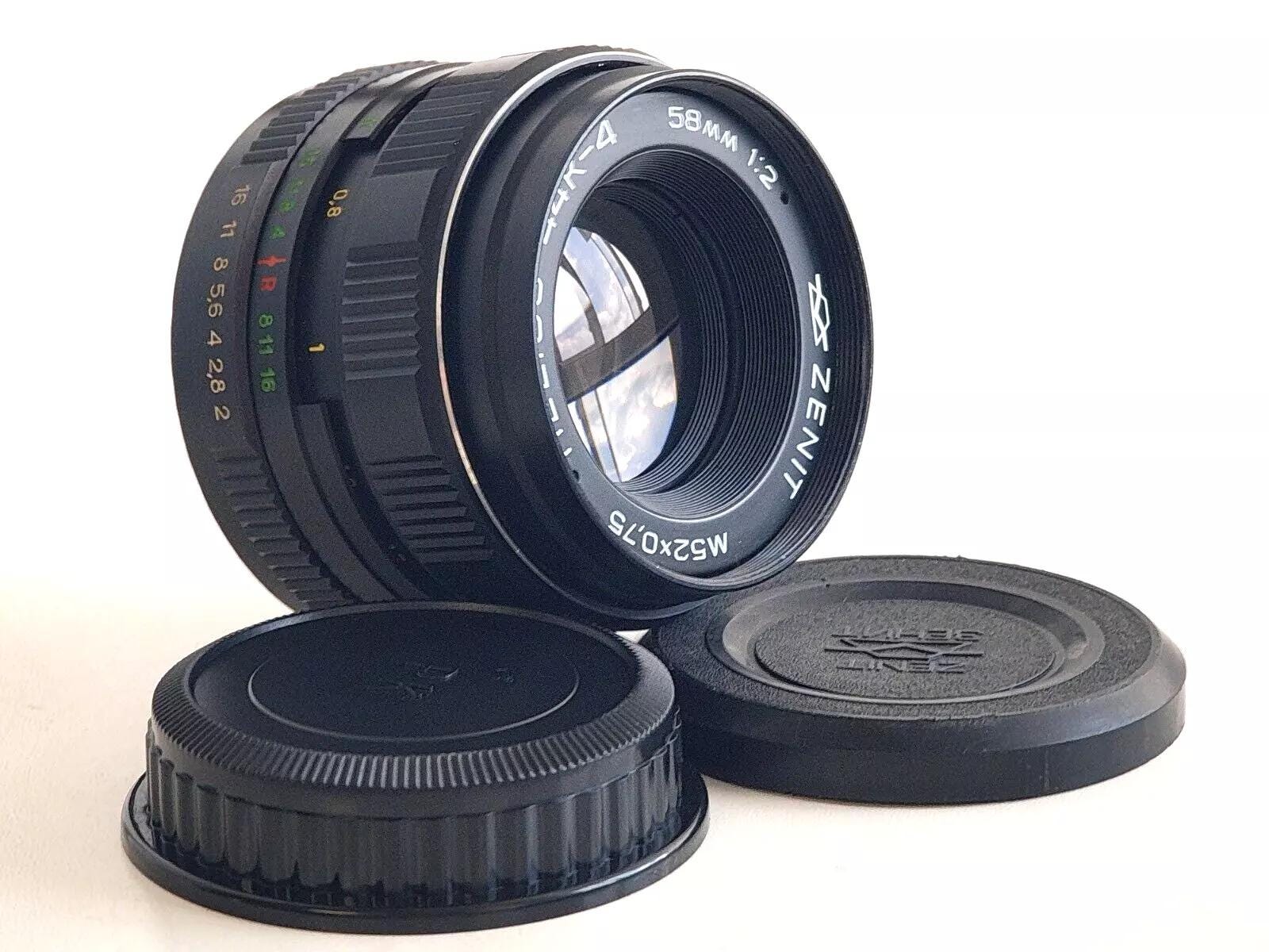 希少 【Kマウント】MC Helios-44k-4 58mm f2 Zenit MC-Helios 44K-4 (KMZ) 58mm F2 Lens Reviews - Russian
