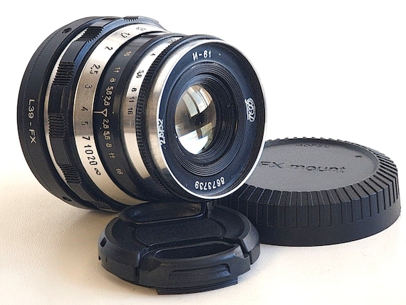 Industar-61 52mm F/2.8, USSR Lens for Fuji FX, Fujifilm X Mount
