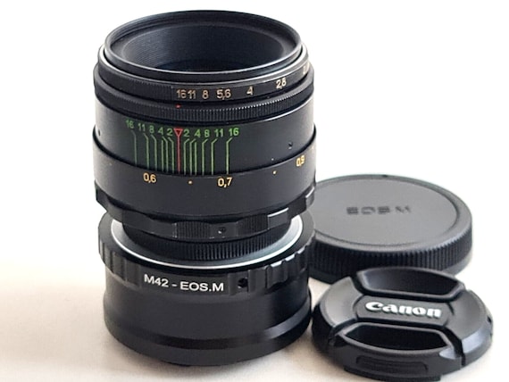 HELIOS 44-2 EOS Rアダプター付き Buy Helios-44-2 58mm F/2.0 USSR Lens for Canon EF-M, EOS M
