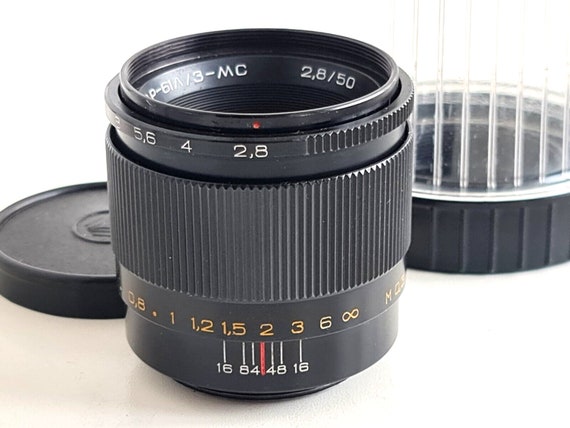 Industar-61 L/Z-MC 50mm F/2.8, Macro Lens for Zenit, Pentax. M42