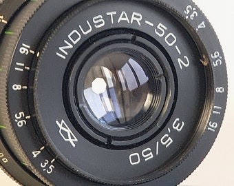 Industar-50-2 50mm F/3.5, USSR Lens for Zenit, Pentax. M42 Screw
