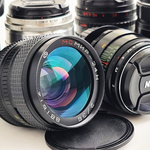 Industar-69 28mm F/2.8 USSR Wide Angle Pancake for Fuji FX