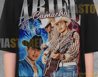 Ariel Camacho T-shirt, Vintage Rap Music Sport Movie Unisex Tee