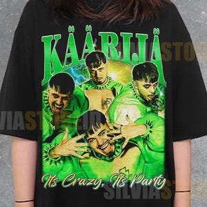 Kaarija T-shirt, Vintage Rap Music Sport Movie Shirt, Gift for Him Her, Men Women Unisex Tees