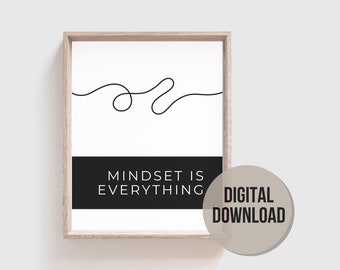 Printable Art Wall, Quote Posters, Typography Wall Art, Quote Art, Printable Quote, Quote Print, Black And White Posters, Instant Download