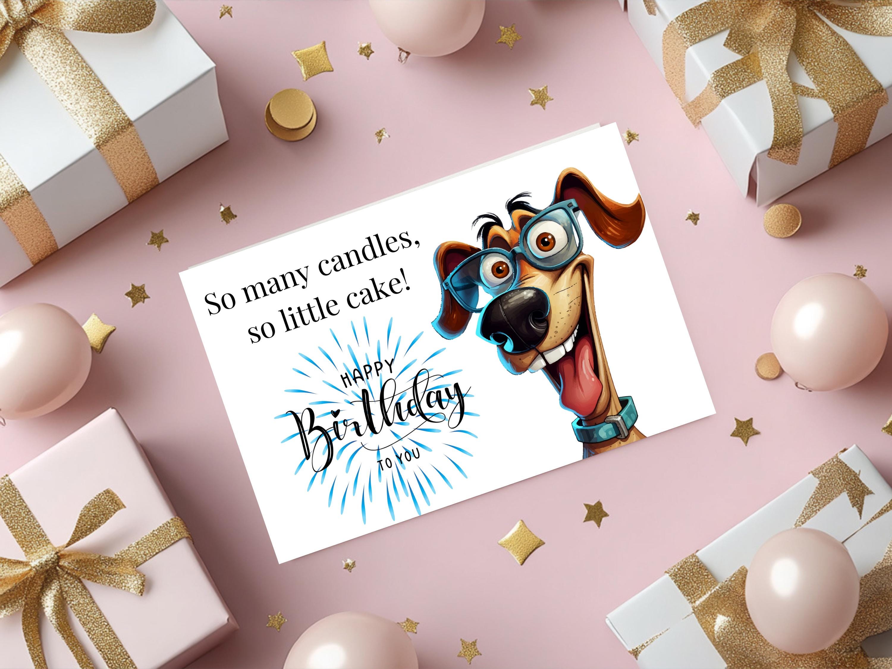 Hilarious Dog Birthday Card | Printable Funny Greeting for Pet Lovers ...