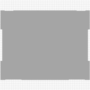 Peut inclure: Un rectangle gris uni aux coins arrondis.