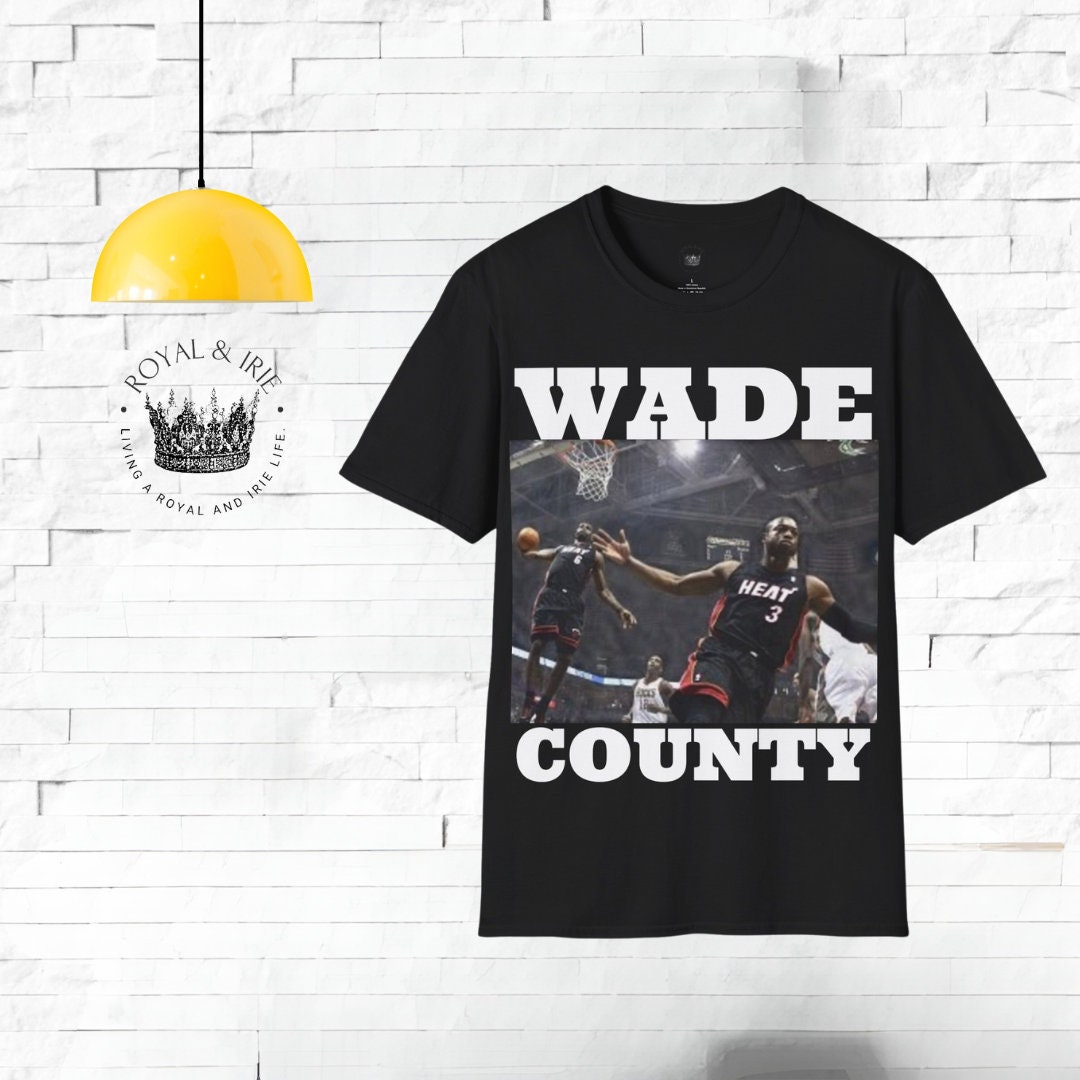 Retro Wade County - Miami Basketball T Shirt Retro Wade County - Miami Basketball T Shirt