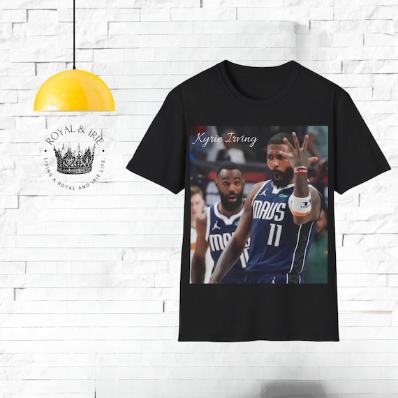 Kyrie Irving NBA Dallas Mavericks Left Hand Hook Graphic Tee the Perfect NBA Fan Gift Comfort Style Gym Leisure Unisex Etsy