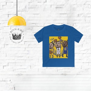 Stephen Curry x Klay Thompson x Kevin Durant | NBA Basketball | Golden State Warriors | Youth, Childrens Graphic T Shirt | Back To School