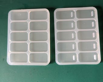 10-Cavity Silicone mould for X-ray marker