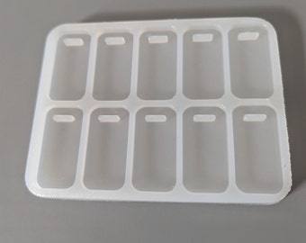 8-Cavity Silicone mould for X-ray marker