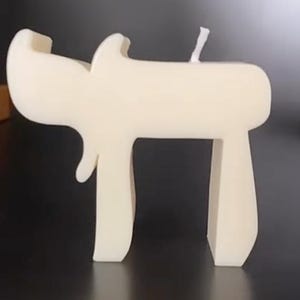 Chai Symbol Silicone Mould – Judaica Craft, Resin Art image 3