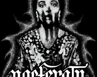 Nosferatu Sticker & T-shirt PNG: Vintage Gothic Horror (Digital Files)