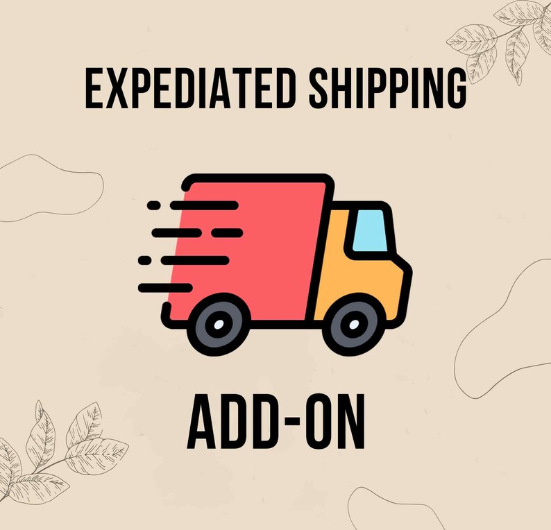Expedited Sign Expedited Shipping Add-on - Etsy