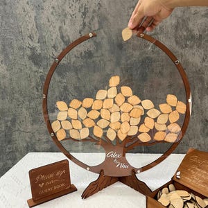 Wedding Guest Book Alternative, Custom Family Tree Guest Book Wedding - Wood, Tree Guest Book Sign, Rustic Wedding Decor