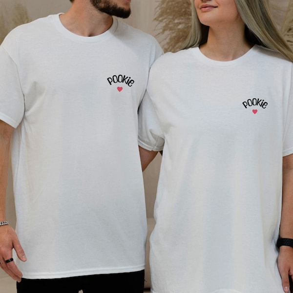 Partner-Shirts mit Aufdruck Pookie, Unisex